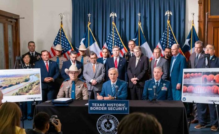 Texas, Meksika sınırına göçmenler ve kaçakçılar için yüzen bariyer koyacak