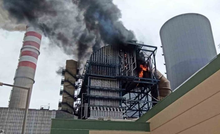 Türkiye’nin en büyük termik santralinde yangın çıktı