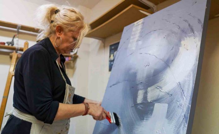 Uluslararası Sanat Çalıştayı’na katılan sanatçıların eserleri şekillenmeye başladı