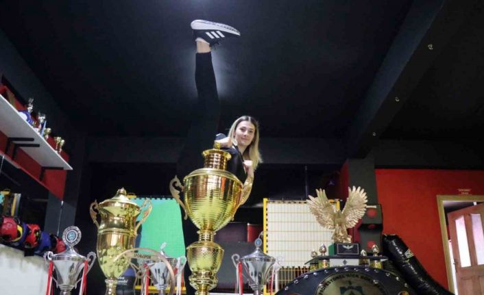 Yaşının 2 katı şampiyonluğu olan genç sporcu, ‘Avrupa Oyunları’ yolunda