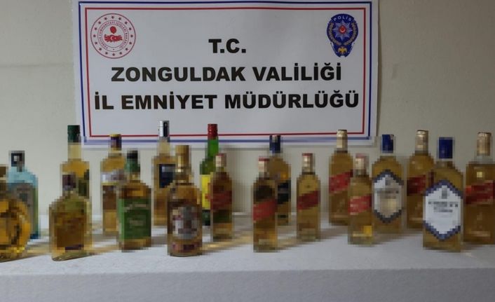 Zonguldak’ta sahte içki operasyonu