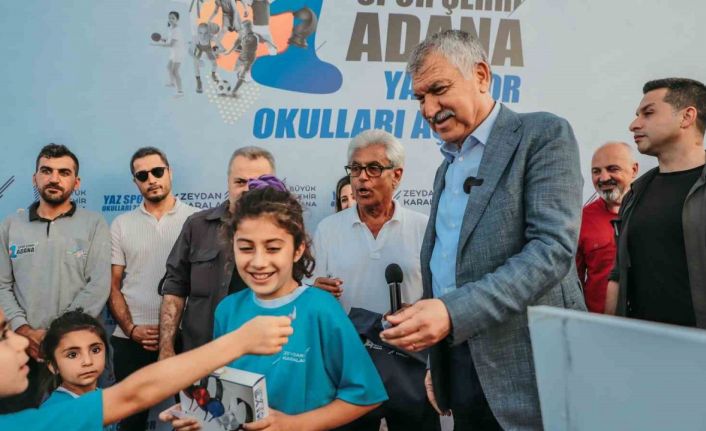 Adana Büyükşehir yaz spor okullarında 30 bin çocuk eğitim alacak
