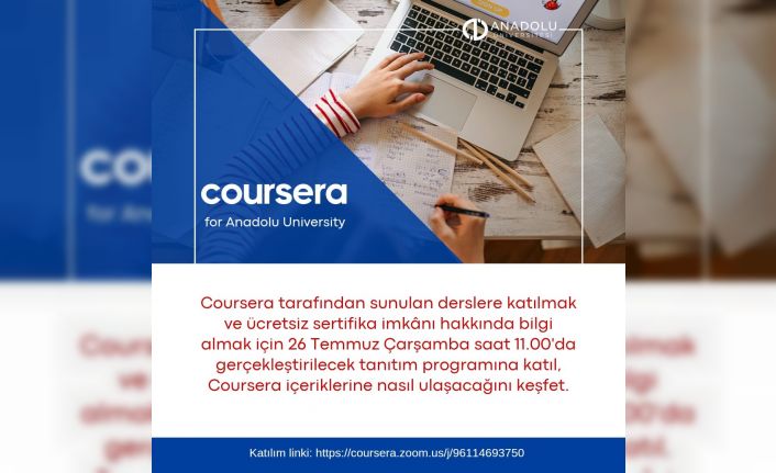 Anadolu Üniversiteliler bir çok sertifikaya ücretsiz erişecek