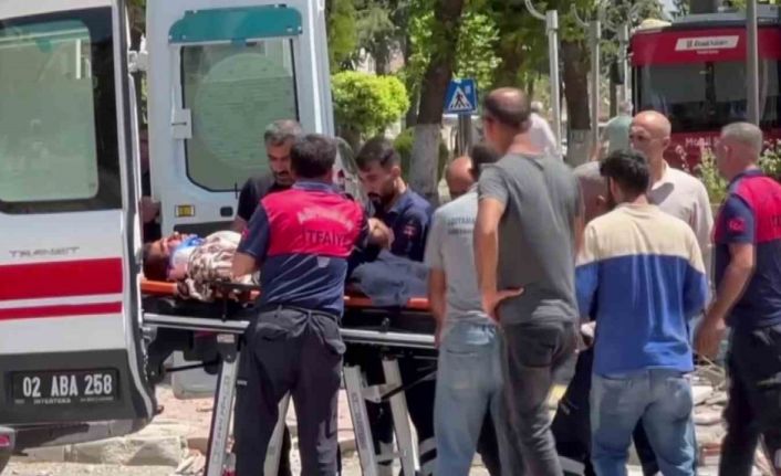 Asansörü sökmek isterken duvar altında kaldı