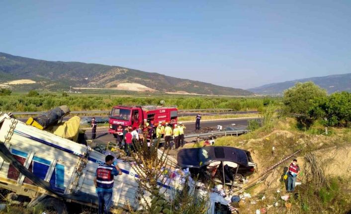 Aydın’da trafik kazası: 2 ölü, 4 yaralı