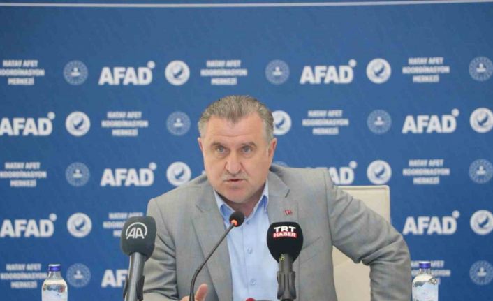 Bakan Bak: “Hatayspor ve diğer takımlarımıza destek olmak için gerekli düzenlemeleri yapmaya çalışıyoruz”