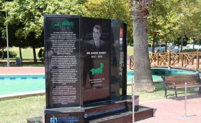 Batı Trakya Türklerinin hakları için verdiği mücadeleyle tanınıyordu, anıtı yapıldı