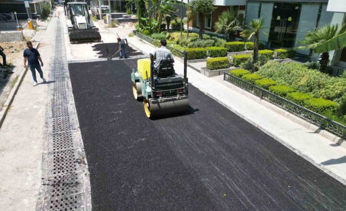 Bayraklı’da asfaltlama çalışmaları sürüyor
