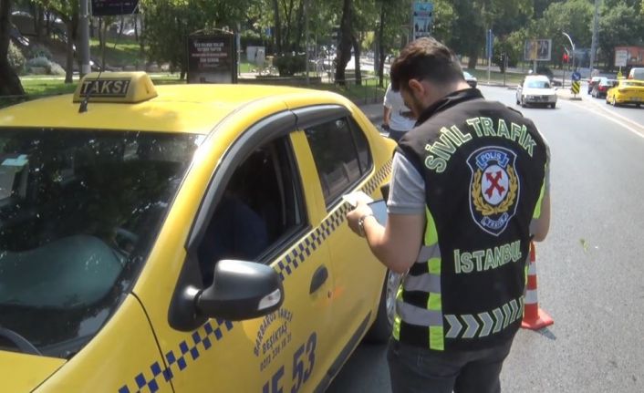 Beşiktaş’ta ticari taksi denetimi