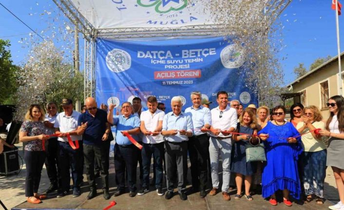 Betçe içme suyu projesi tamamlandı