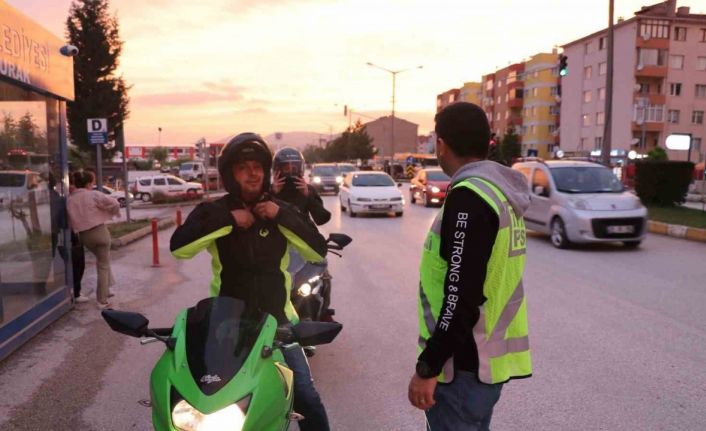 Bozüyük’te motosiklet denetimleri hız kazandı