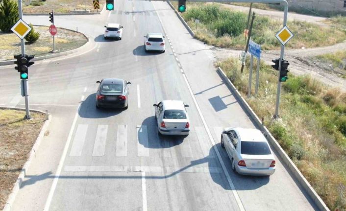 Burdur’da havadan trafik denetiminde 30 araca cezai işlem uygulandı
