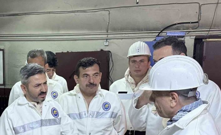 Çalışma ve Sosyal Güvenlik Bakan Yardımcısı Aydın, maden ocağına indi