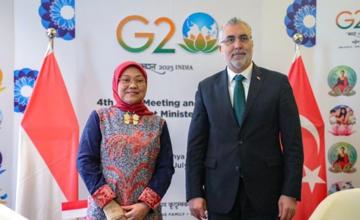 Çalışma ve Sosyal Güvenlik Bakanı Işıkhan, G20 Toplantısı’nda görüşmeler gerçekleştirdi