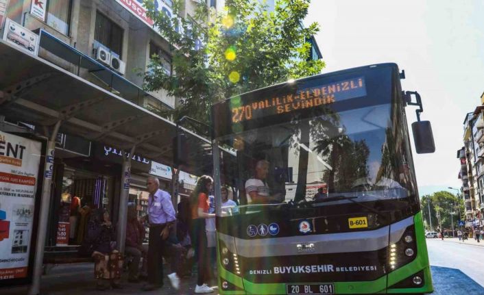 Denizli’de KPSS adaylarına otobüsler ücretsiz