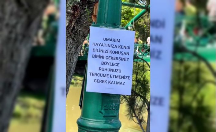 Direğe asılan duygusal yazı sosyal medyada çok sayıda beğeni ve farklı yorum aldı