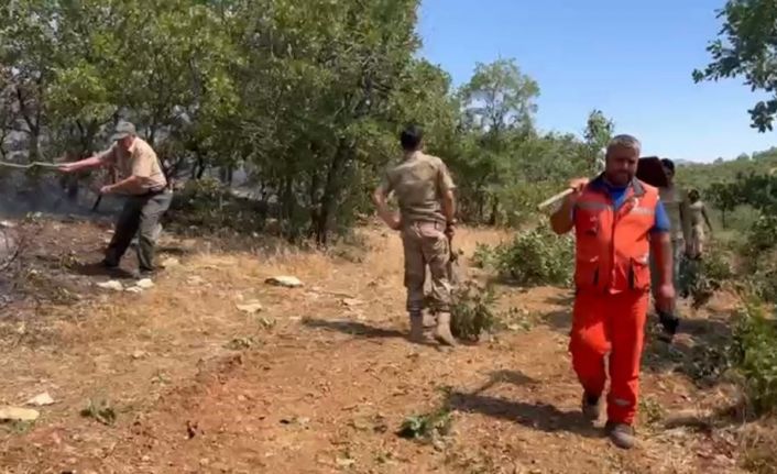Diyarbakır’da çıkan örtü yangını 7 saat sonra kontrol altına alındı