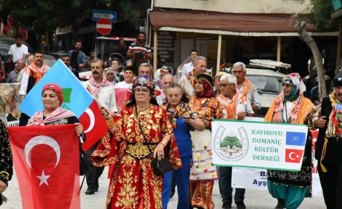 Emet’te Yörük ve Türkmen derneklerinin kortej yürüyüşü büyük ilgi gördü