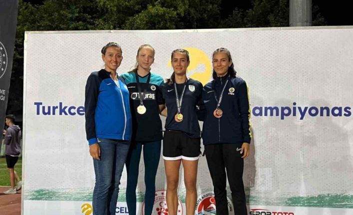 Eskişehirli sporcudan atletizmde Türkiye şampiyonluğu