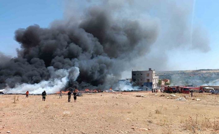 Gaziantep’te çöplük yangını korkuttu