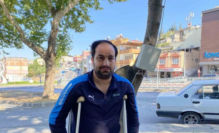 Görünmez kaza engelli bıraktı, iyileşmesi için ameliyat olması gerekiyor