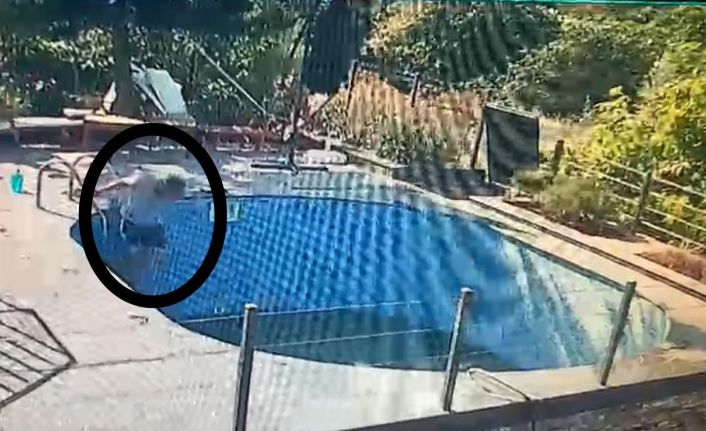 Havuzda elektrik akımına kapıldı, sağ kurtuldu