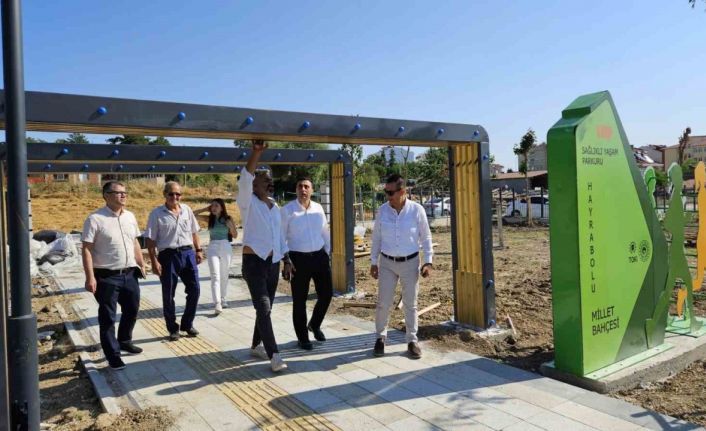 Hayrabolu Millet Bahçesi çok yakında açılıyor
