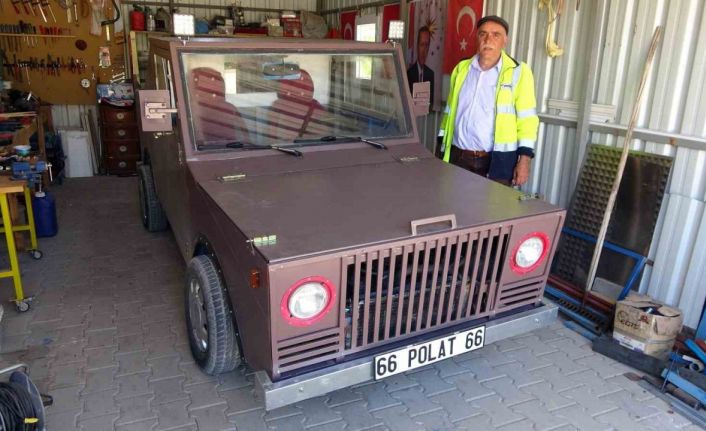 Hurda malzemelerle yaptı, 50 bin liraya mal ettiği kamyoneti saatte 110 kilometre hıza ulaşıyor