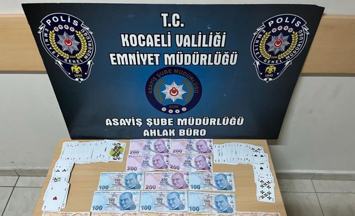 İş yerinde kumar oynatıldığı denetimde ortaya çıktı