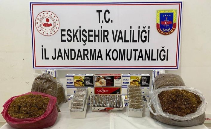 Jandarma ekiplerinden kaçak tütün operasyonu