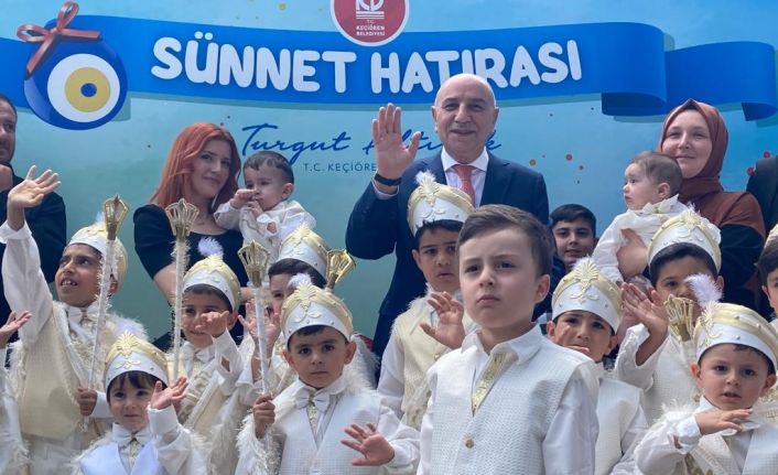 Keçiören Belediye Başkanı Altınok, sünnet çocuklarını ziyaret etti