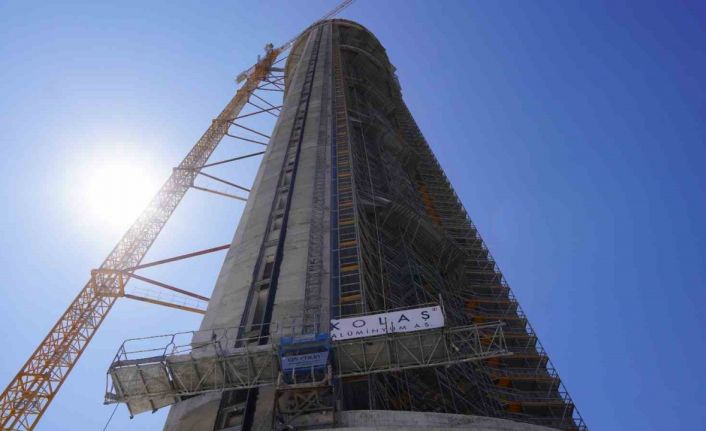 Keçiören Cumhuriyet Kulesi’nde çalışmalar devam ediyor