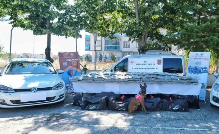 Kırklareli’nde uluslararası uyuşturucu operasyonu: 101 kilogram skunk ele geçirildi