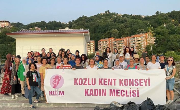 Kozlu sahilinde çevre etkinliği yapıldı