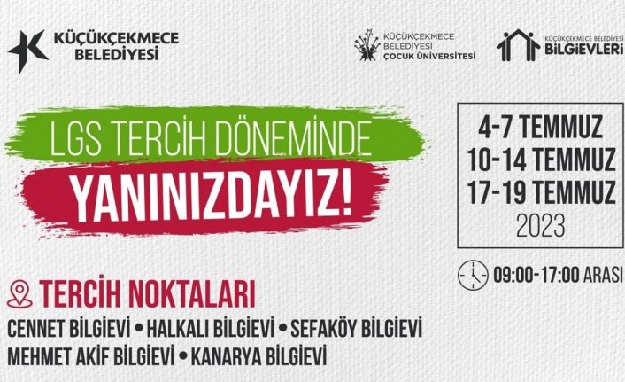 Küçükçekmece’de lise adaylarına danışmanlık desteği