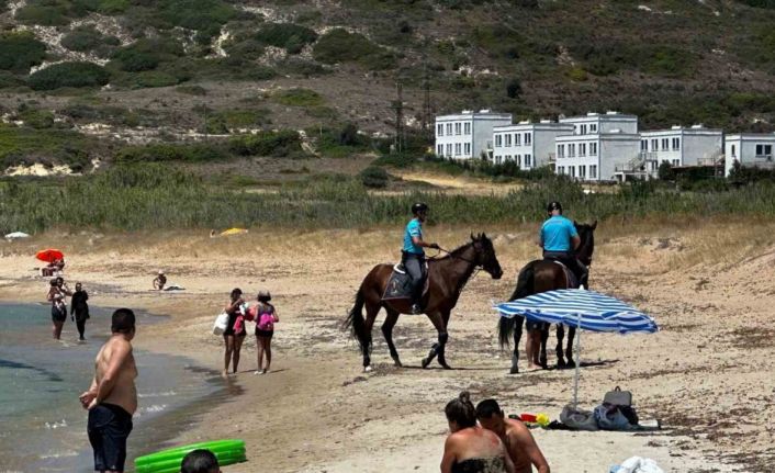 Kuzey Ege’nin turizm merkezi Bozcaada’da atlı birlikler göreve başladı