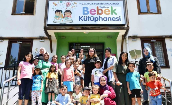 Mamak’ta kütüphane bahçesine uzay küresi kuruldu