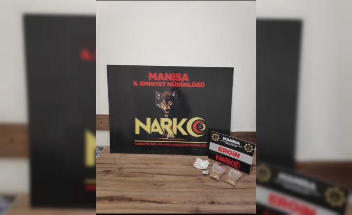 Manisa’da durdurulan araçtan 116 gram eroin ele geçirildi