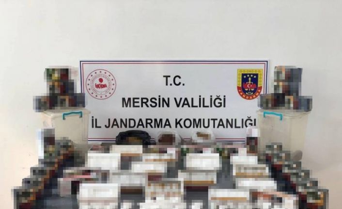 Mersin’de 11 bin kaçak makaron ele geçirildi