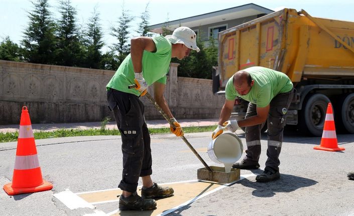 Sakarya Büyükşehir yaya geçitleri ve bordürleri yeniliyor