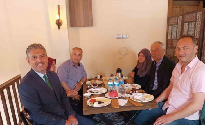 Şehit ve gazi yakını aileler sabah kahvaltıda buluştu