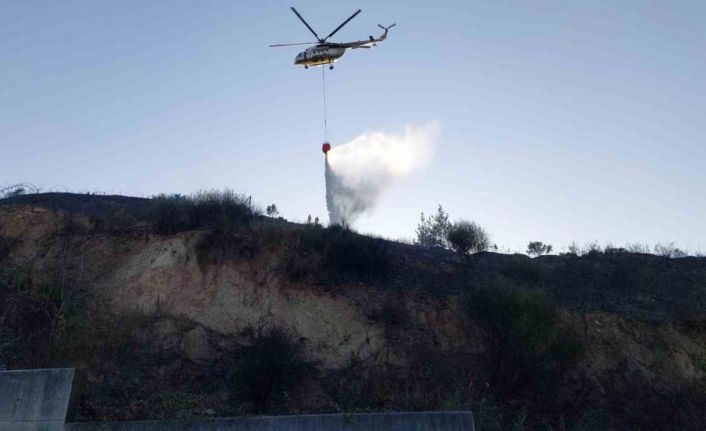 Söke’de makilik yangınına hızlı müdahale felaketin önüne geçti