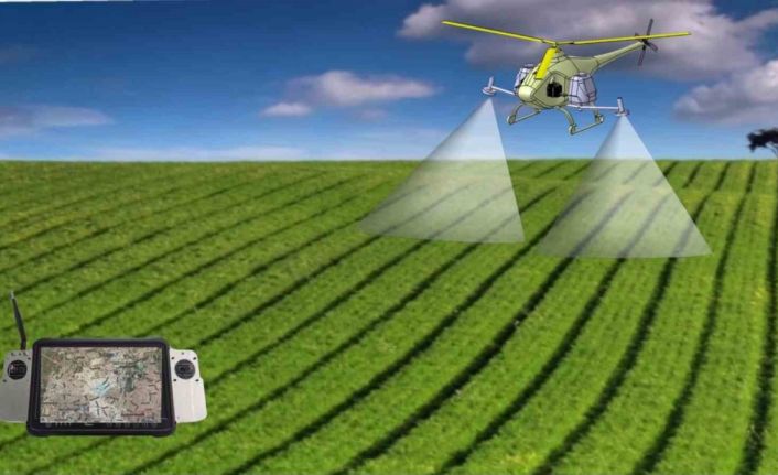 Tarımsal ilaçlamada helikopterli dönem