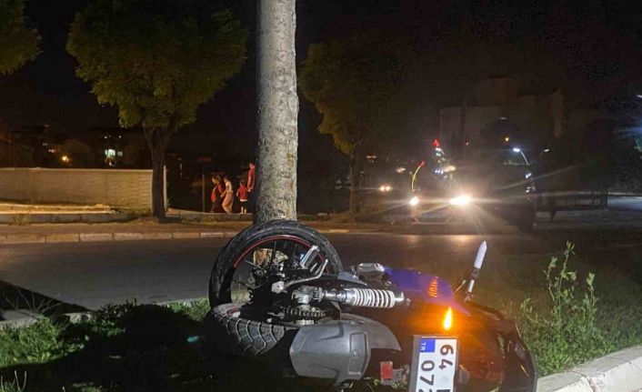 Uşak’ta motosiklet kazası: 2 yaralı