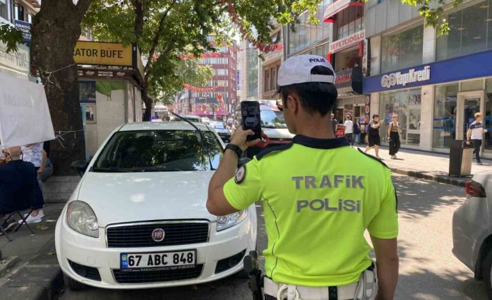 Uyarılara aldırış etmeyen sürücülere ceza kesildi