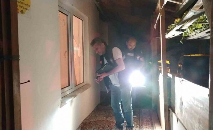 Yaşlı kadının evine taşlı saldırı