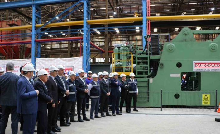 Yerli ve milli vagona ilk demiryolu tekeri seti sevk ediliyor