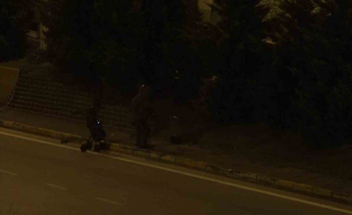 Yol kenarındaki şüpheli cisim fünyeyle patlatıldı: Kimyasal olabileceği şüphesiyle numune alındı