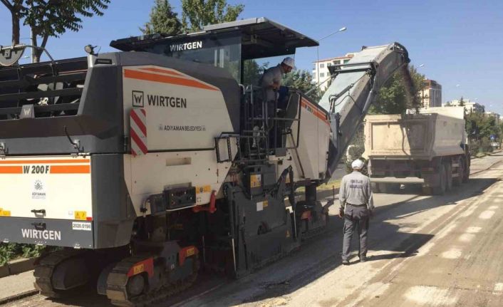Adıyaman Belediyesinden asfaltlama öncesi hazırlık