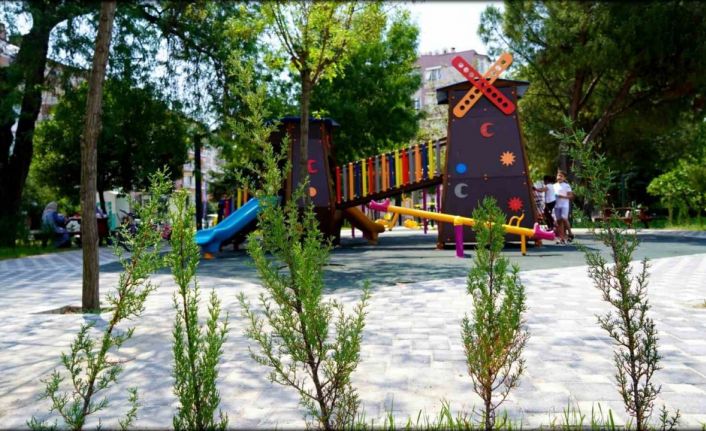 Altıeylül’de yeşil alan miktarı iki katına çıkarıldı